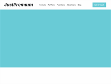 Tablet Screenshot of justpremium.com